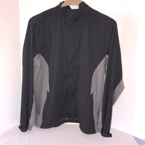 BCG men’s lightweight water resistant black windbreaker